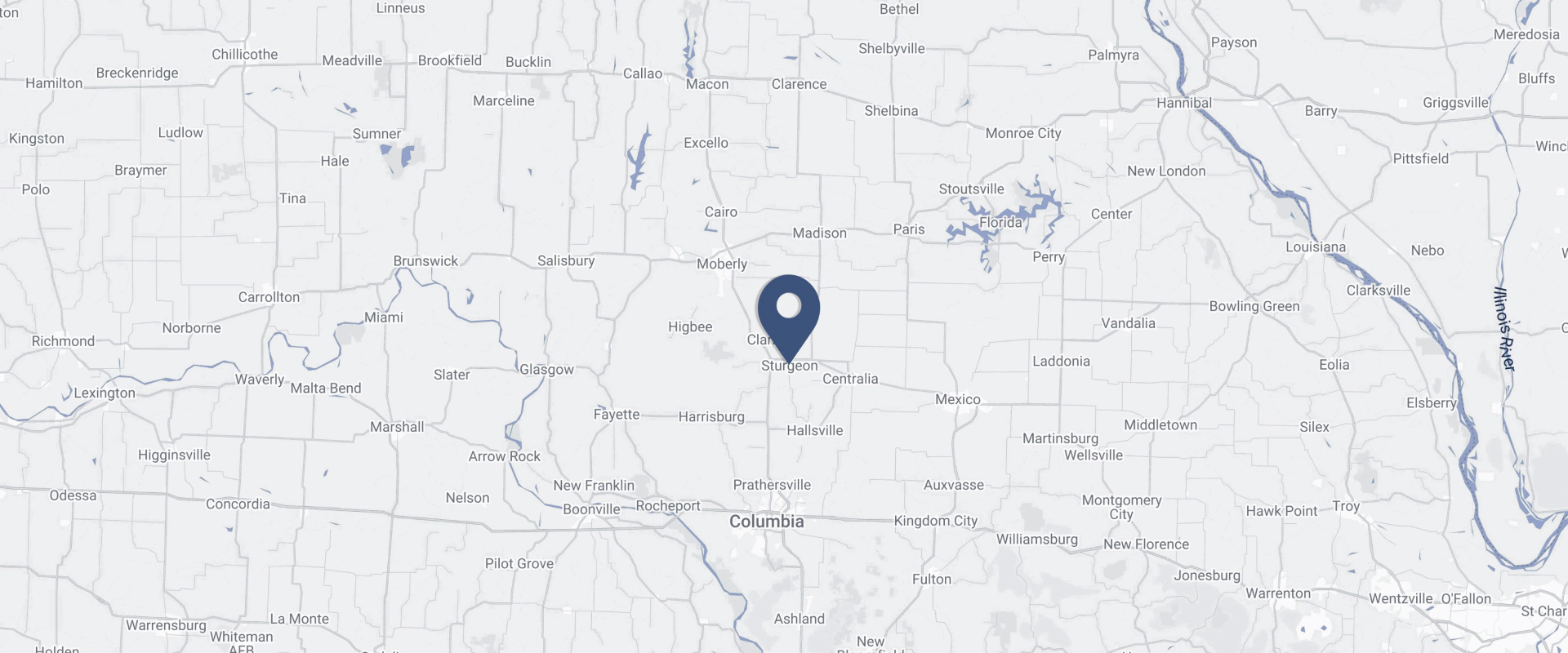 R Sanders Enterprises LLC Full Width Map